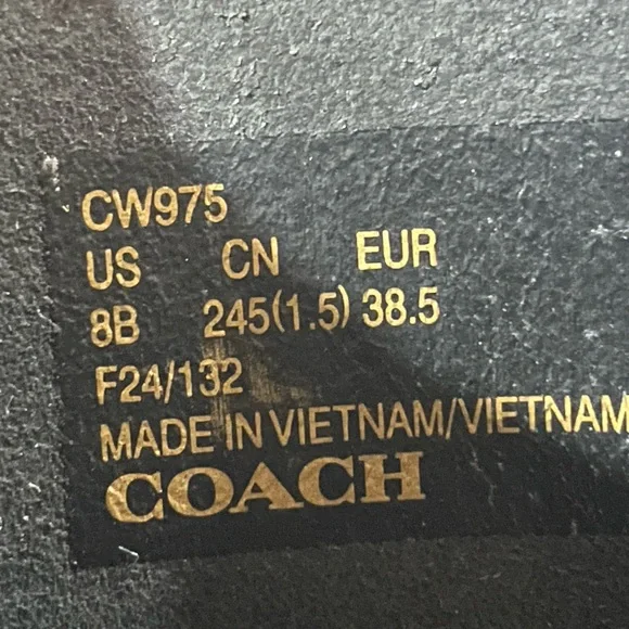 Coach Daria Buckled Tall Moto Boots Sz 8 BNWB - Picture 8 of 9